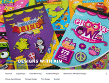 Tablet Screenshot of designswithaim.com